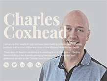 Tablet Screenshot of charlescoxhead.com